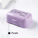 support savon couvercle violet rose bleu clair beige laundry kitchen moderne minimaliste