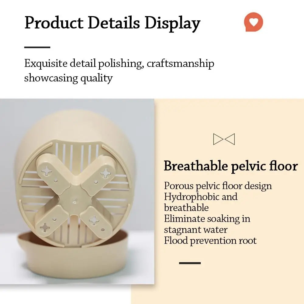 cache pot moderne auto arrosant plastique texture mat couleur bleu rose clairintérieur extérieur
