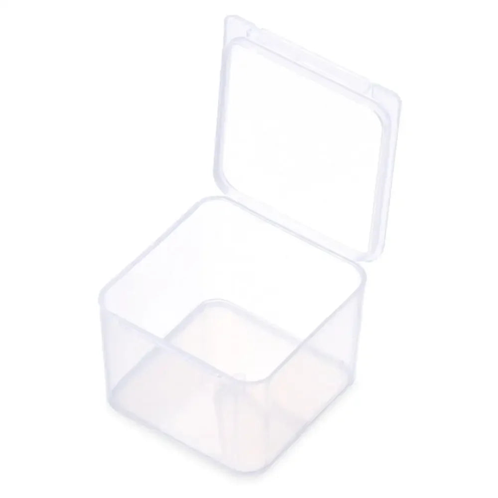 boîte rangement plastique transparente poignées bijoux petits objets divers accessoires