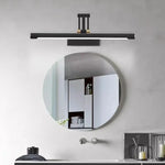 miroir salle bain pliable led mural moderne éclairage intégré maquillage lavabo