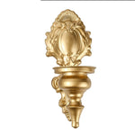 bougeoir mural ornement baroque décoration intérieure classique blanc or