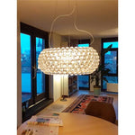 suspension lumineuse moderne acrylique opaques blanc pendentif autoinstallation 35cm 50cm 65cm amber transparent