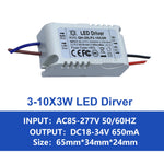pilote led 600ma 3w 20w blanc moderne adhésif câbles certification rohs symboles sécurité