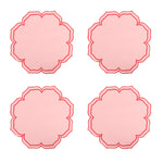 serviettes table coton bordure brodée décoration Noël mariage table repas maison