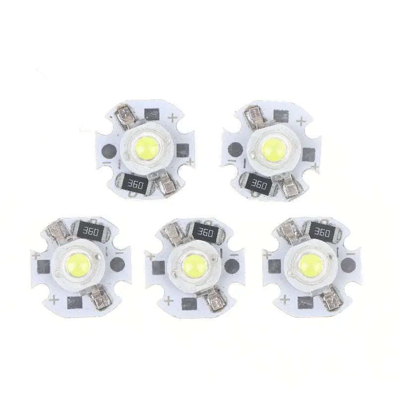 ampoules led 1w 3w 5v 12v blanc chaud circulaires modernes 16mm 20mm
