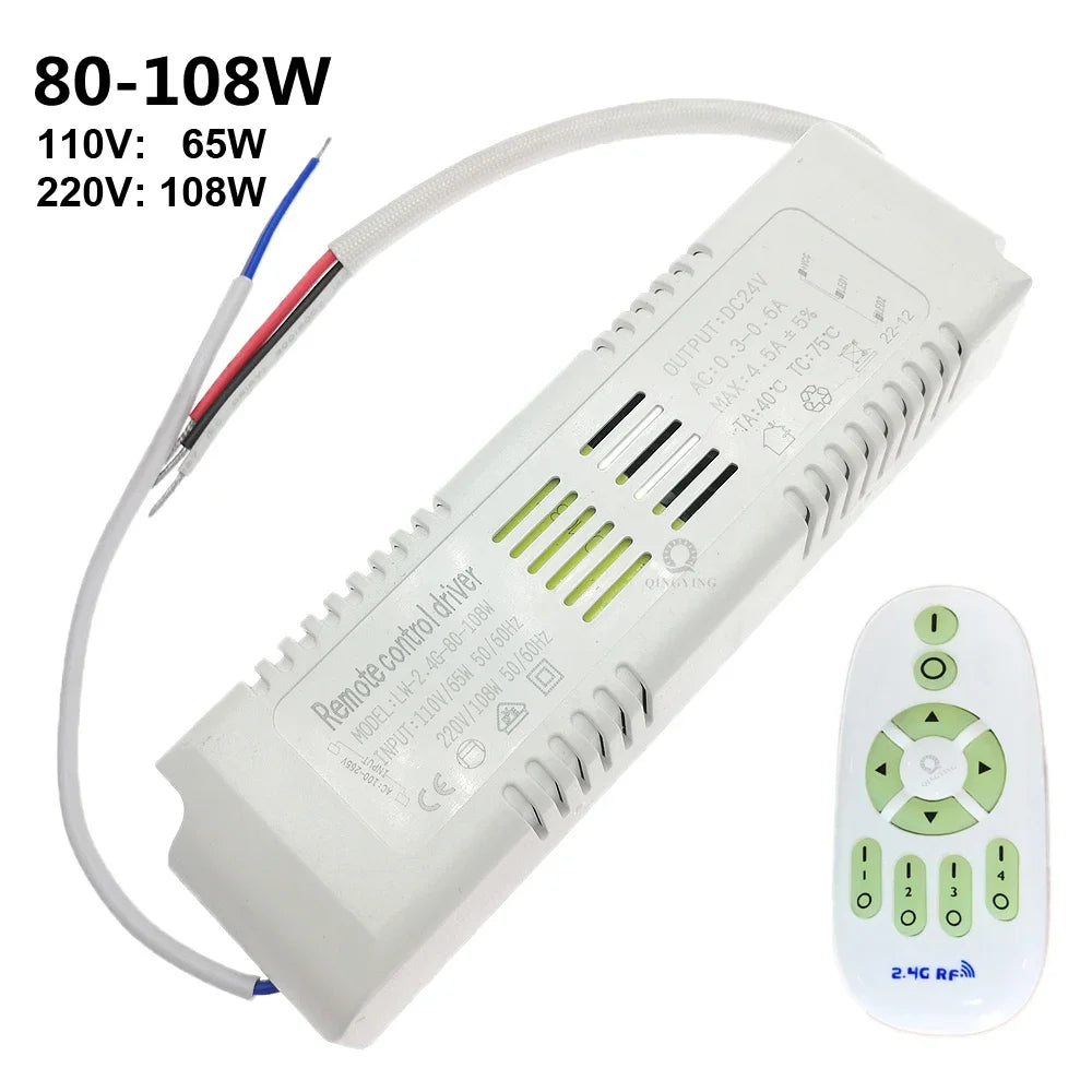 contrôleur led 24v 2.4g remote 110v 220v transformateur éclairage moderne 150w 2ans garantie