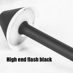 lampe led moderne noir blanc texture mat étanche jardin extérieur 12w warm light industriel