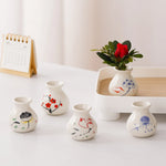 vase porcelaine artisanal fleurs oiseaux blanc moderne décoration intérieure plante artificielle salon chambre table
