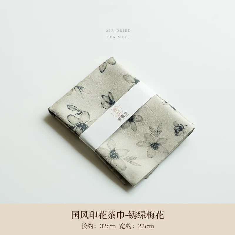 serviettes table floral classiques beige bleu marine gris clair 10x10cm 15x15cm 20x20cm