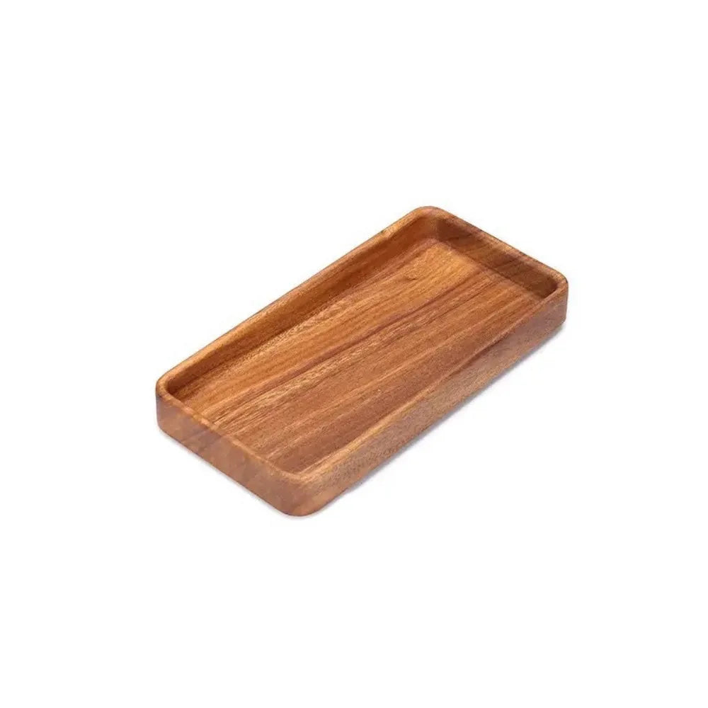 assiettes bois marron clair grain naturel moderne sans jointure multifonctionnel durable servir thé collation