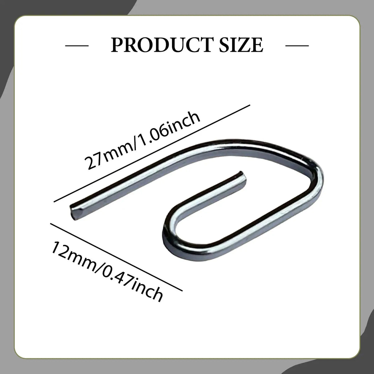 clips papier argentés modernes suspension facile installer 50pcs métal résistants