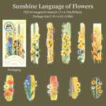 étiquettes décoratives fleurs motifs floraux texte manuscrit bleu vert rose violet blanc illustrations art