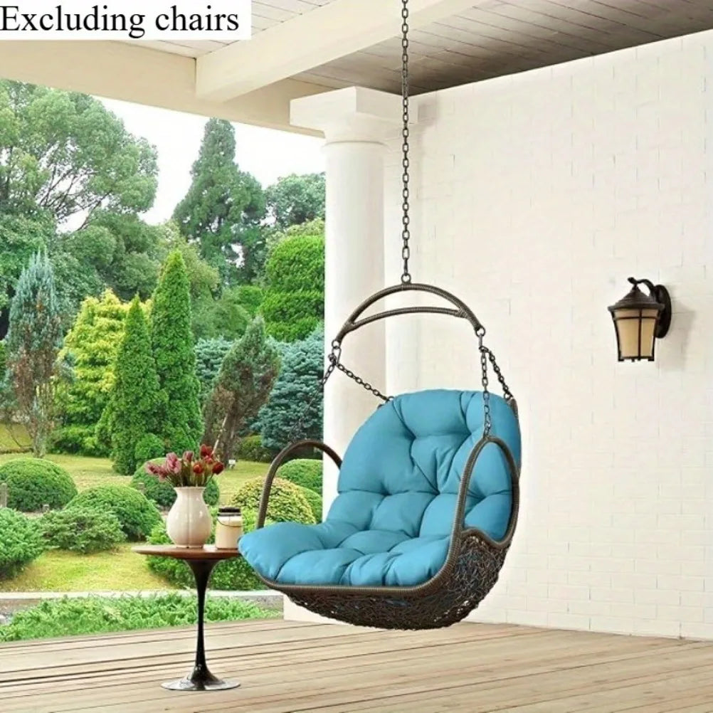 fauteuil suspendu coussin forme imperméable coton polyester marron vert bleu gris noir moderne confortable