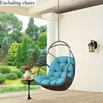 fauteuil suspendu coussin forme imperméable coton polyester marron vert bleu gris noir moderne confortable