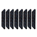 tapis sol antidérapant réutilisable anti bouclage moderne 40 pièces adhésif gris noir