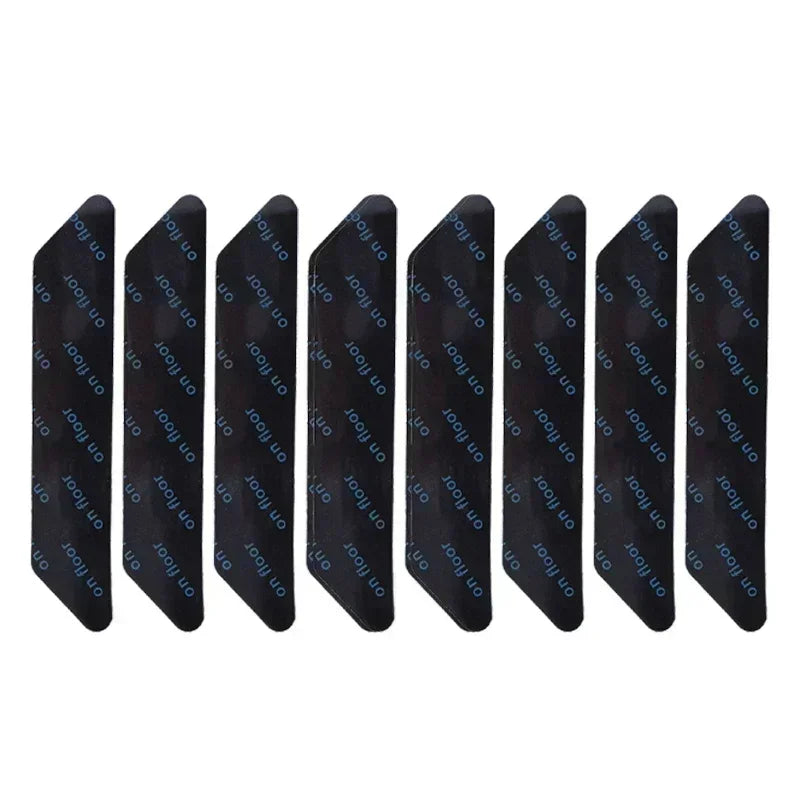 tapis sol antidérapant réutilisable anti bouclage moderne 40 pièces adhésif gris noir