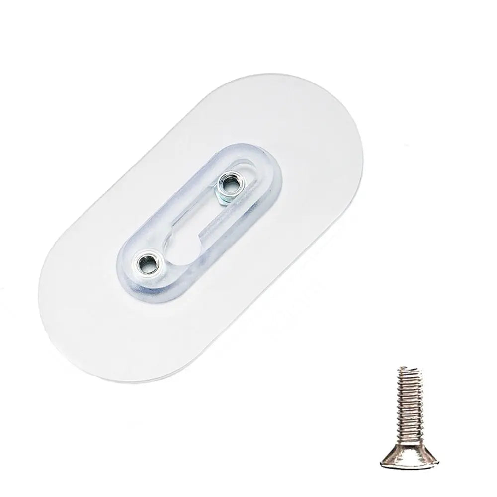 crochet adhésif transparent moderne double nut pvc utilisation multiple vis auto collant 12mm 6mm