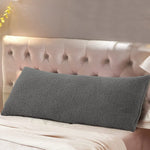 housse coussin dos blanc texture bouclée nordique décoration maison voiture fixations