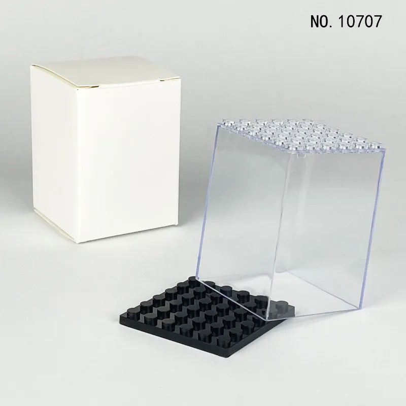 présentoir transparent acrylique boîte rangement figurines lego moderne minimaliste pâques fêtes mariage fiançailles