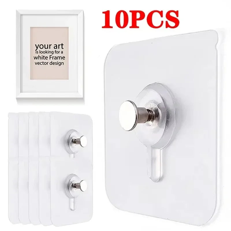 porte photos autocollants blancs modernes 10 pièces 6x6cm sans perçage durables imperméables