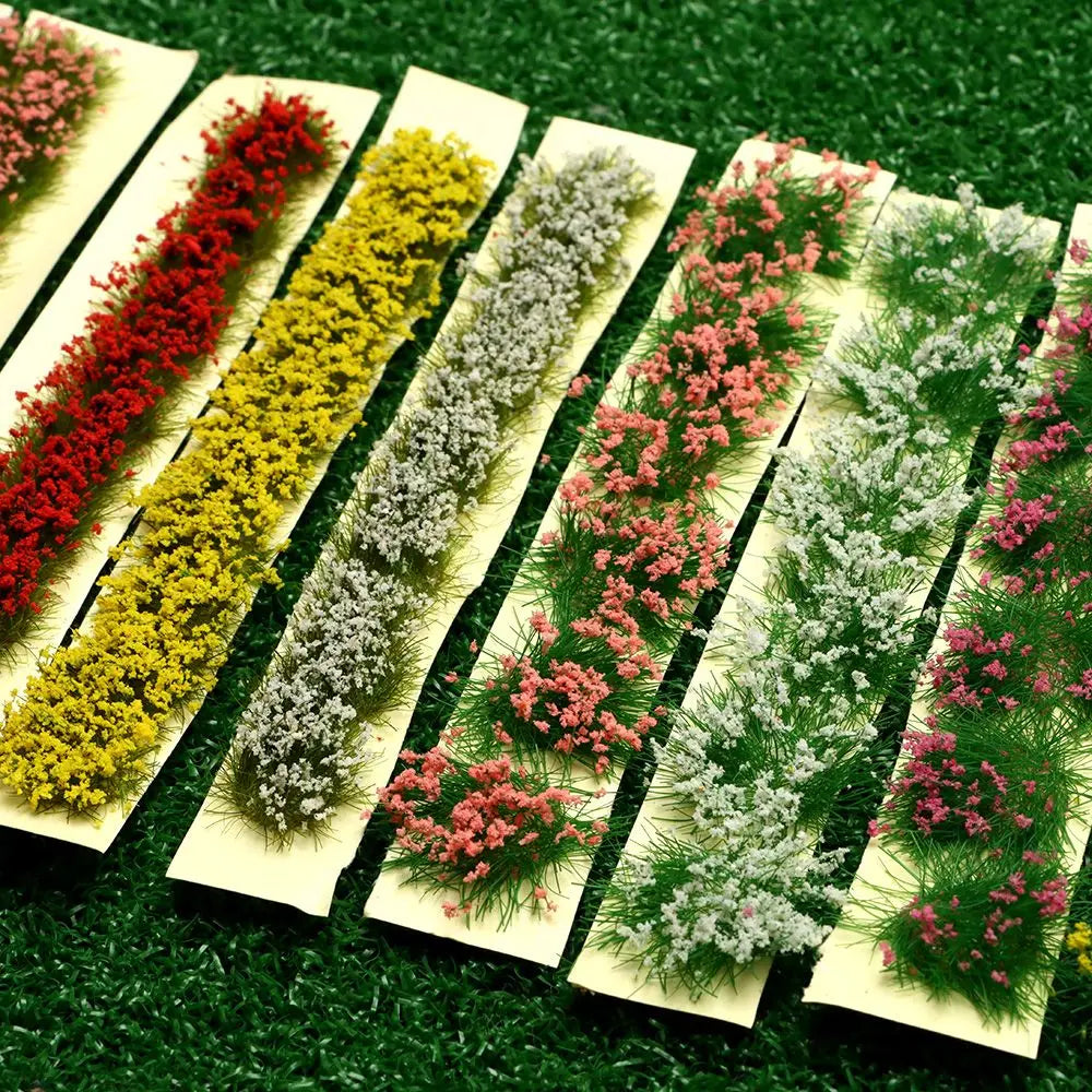 rubans decoratifs fleurs artificielles vert rouge jaune blanc rose pastorales jardin bricolage decoration table