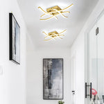 plafonnier led or moderne éclairage contemporain cuisine salle manger chambre entree