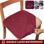 housses chaise spandex imperméable couleurs unies amovibles modernes maison restaurant événements