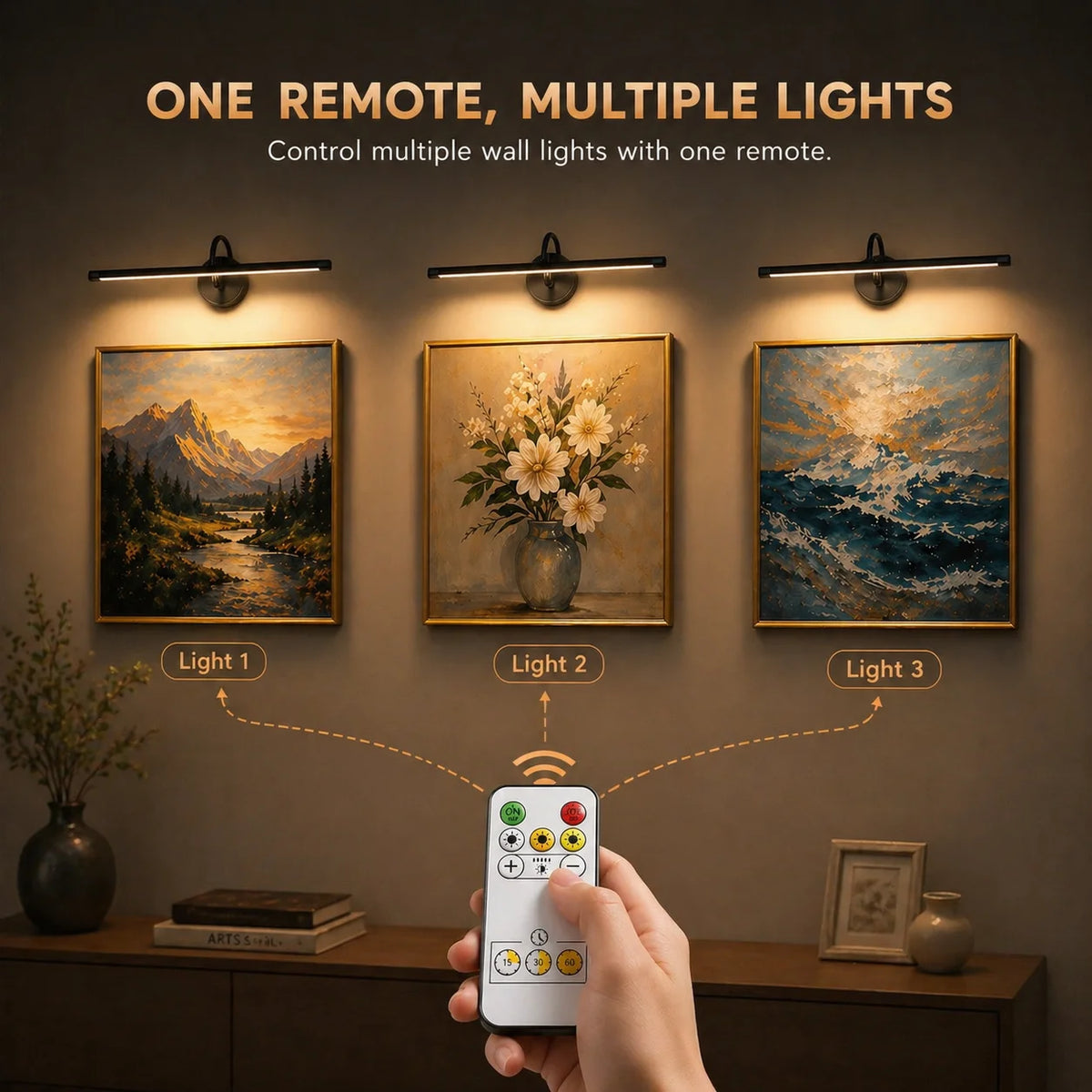 lampe murale led rechargeable noire aimantée couleurs réglables moderne minimaliste