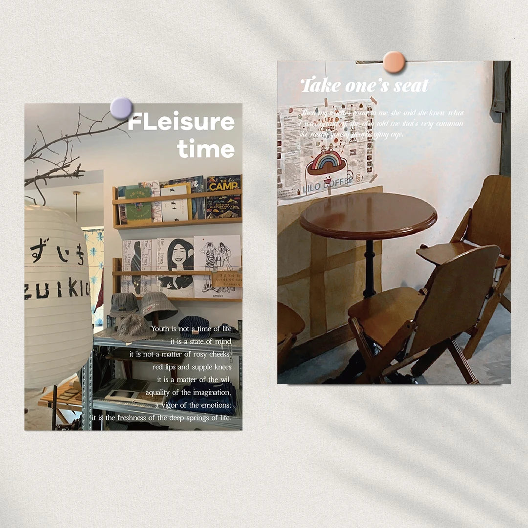 chaises pliantes vintage marron clair assise dossier table bois