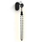 Luminaire mural LED moderne tube suspendu noir blanc chaud industriel moderne