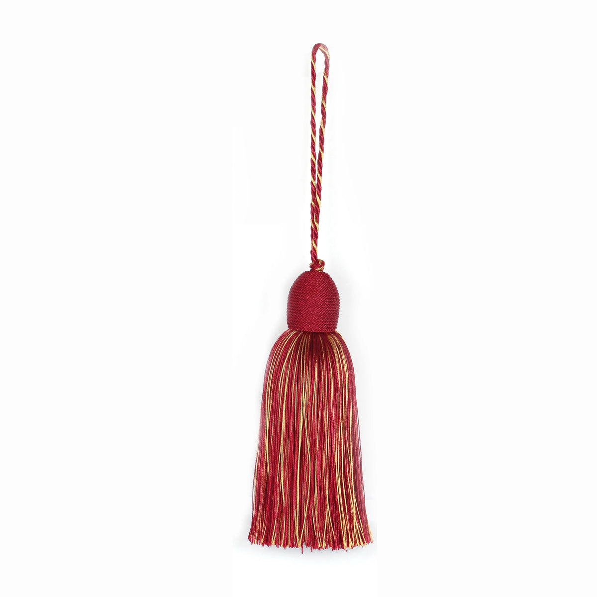 pompon décoratif moderne polyester 28cm blanc doré noir multicolore tissé opaques