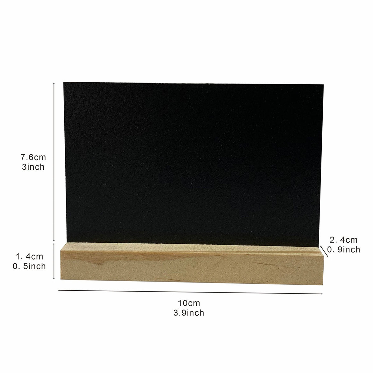 tableau noir portable moderne bois tôle peinte sans fixation vierge texte