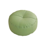 pouf carré moderne simili cuir beige orange vert mousse pe doux anti décubitus minimaliste