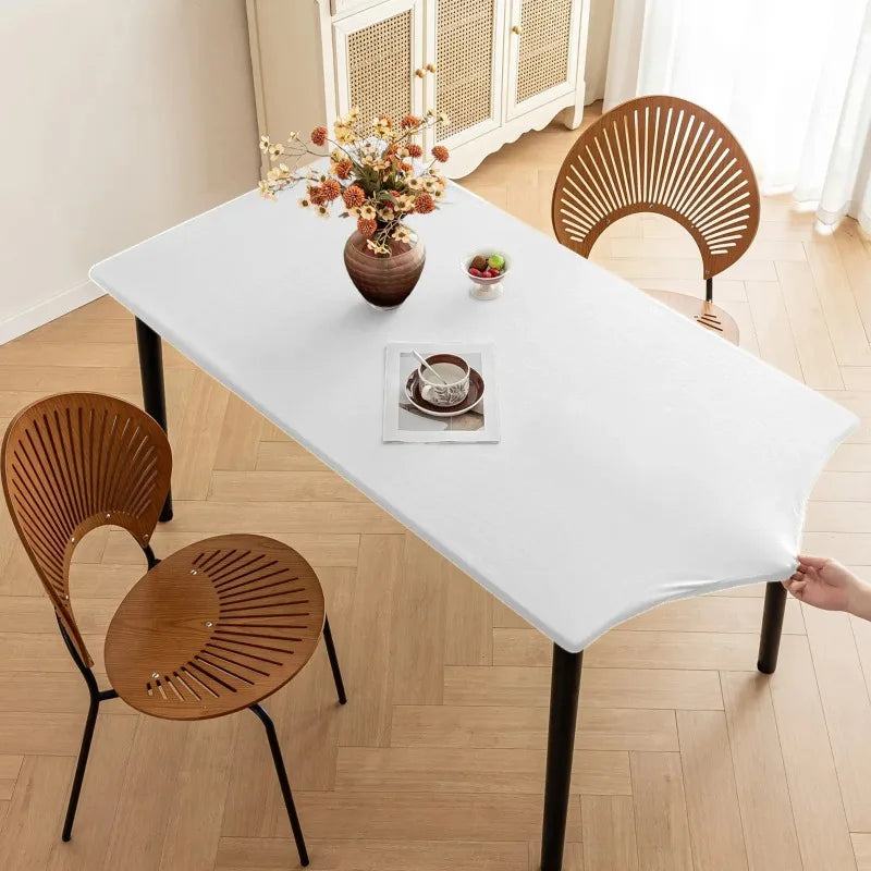nappe table rouge marron noir blanc uni moderne réutilisable extérieur mariage fête