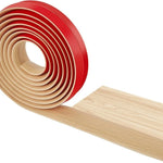 joint seuil pvc adhésif 1m brun clair rouge aspect bois moderne
