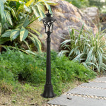 lampe jardin or noir classique vintage éclairage extérieur led ip65