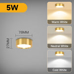 plafonniers led or modernes 5w 10w 15w blanc chaud neutre froid contemporains