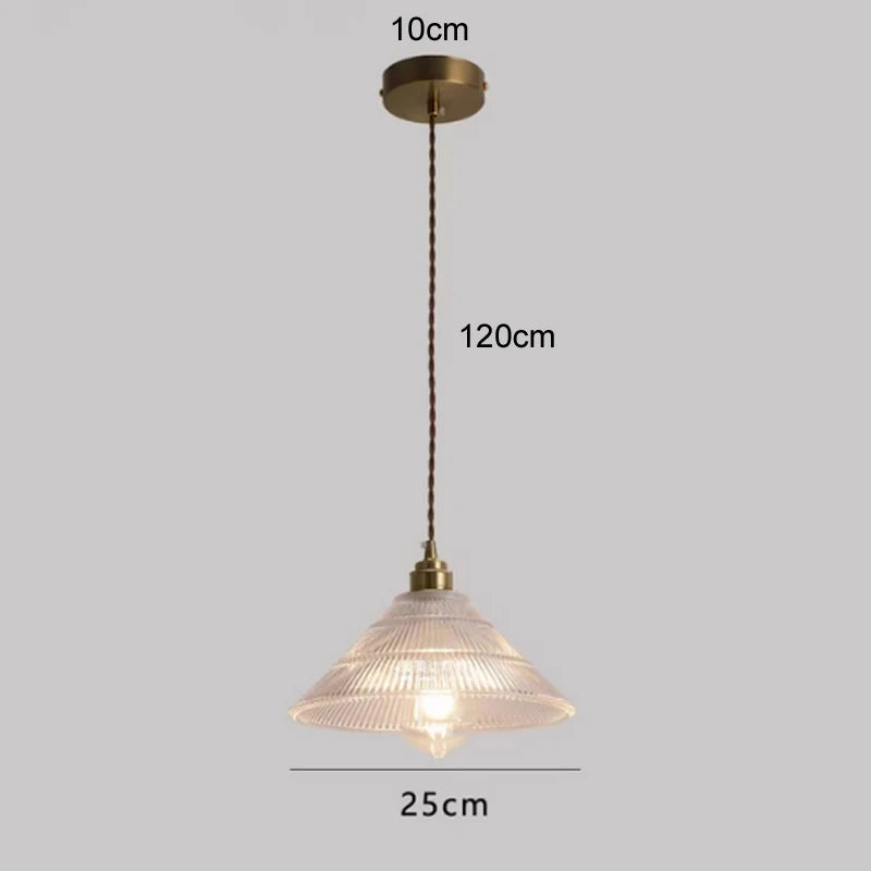 Suspension lumineuse vert rayées ampoule chaîne corde vintage rétro blanc doré