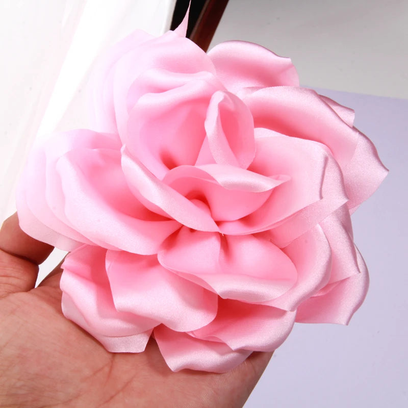fleurs artificielles modernes soie bleu rose violet blanc décoration maison anniversaire baby showerextérieur