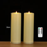 bougies led sans flamme étanches réglables modernes fêtes événements camping 30cm 50000 heures