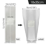 sac culture champignons blanc transparent respirant polypropylène clips fixation jardinage