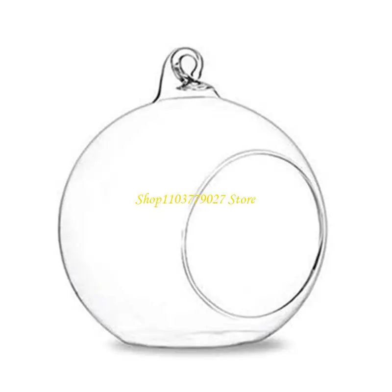 terrarium suspendu moderne végétation artificielle plante succulente gravier coloré 20cm 15cm 12cm 10cm 8cm
