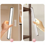 lampe led table rechargeable batterie lithium blanc moderne minimaliste adhésive gradation continue