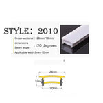 couverture silicone ruban led blanc moderne adhésif doux contemporain 1000cm 100cm 200cm