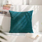 coussin velours violet moderne décoration maison 45x45cm sofa chambre