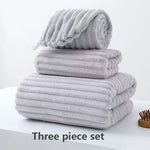 serviettes bain rayées douces absorbantes rapide séchage moderne blanc rose gris bleu pâques clips