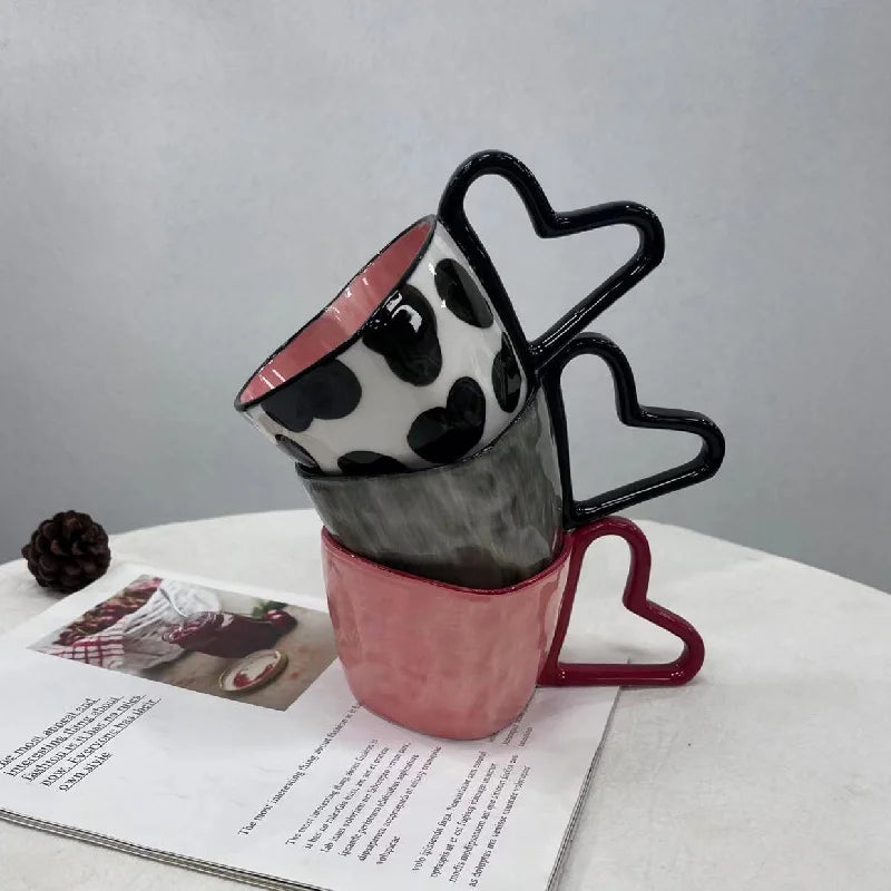 Tasse cœur 300 ml avec café à l'intérieur