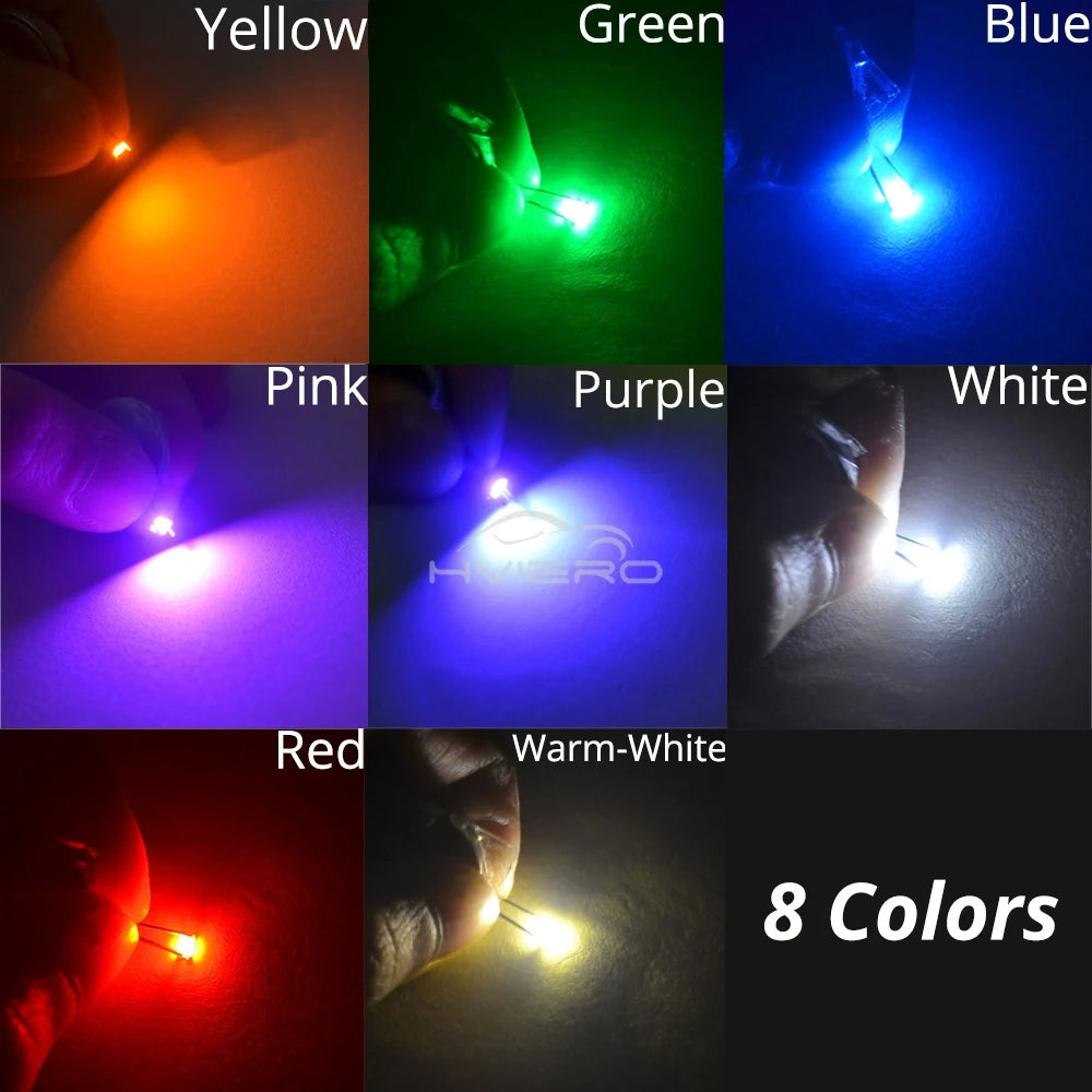 Diodes led super brillantes jaune vert bleu rose violet blanc rouge modernes décoration atmosphère