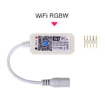 contrôleur led wifi rgbw adhésif moderne télécommande ir qr code blanc technologie bluetooth