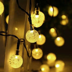 guirlande lumineuse solaire extérieure multicolores clips modernes décoration extérieure nocturne fêtes balcon noël